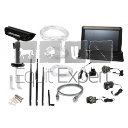 Caméra de surveillance sans fil pour écurie, Box, paddok complet avec écran, caméra vision nocture application gratuit pour portable...