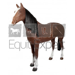 Cheval de présentation Marron - Présentoir cheval 012094