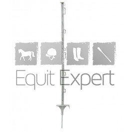 Piquet pour clôture électrique hauteur 105 cm double appui utilisation avec fil et ruban pour chevaux, bovin résistant aux UV