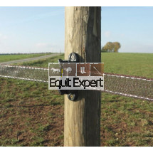Isolateur EQUIBLOC et EQUIBLOC Plus spécial pour ruban, il assure une parfait tention de la clôture.
